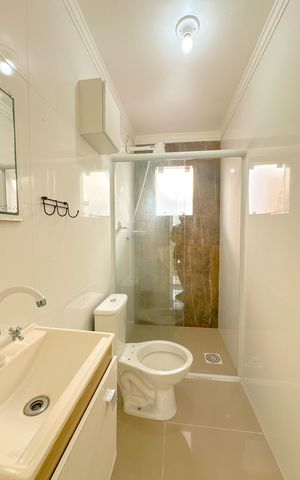 Casa para alugar com 86m², 2 quartos e 1 vagaBanheiro 1