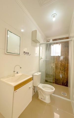 Casa para alugar com 86m², 2 quartos e 1 vagaBanheiro 1