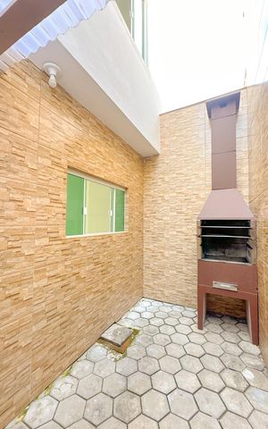 Casa para alugar com 86m², 2 quartos e 1 vagaÁrea gourmet