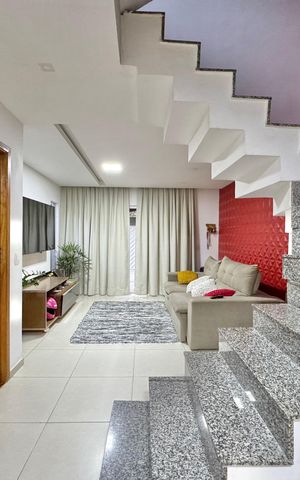 Casa de condomínio à venda com 172m², 3 quartos e 1 vaga Casa de condomínio à venda com 172m², 3 quartos e 1 vagaSala
