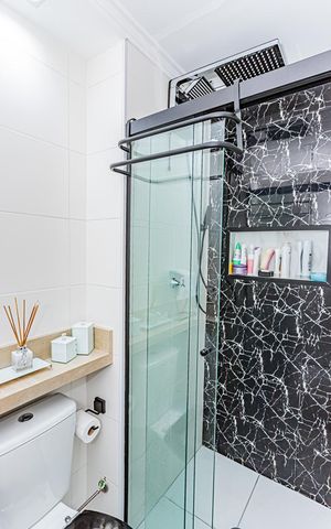 Apartamento para alugar com 33m², 2 quartos e sem vaga Apartamento para alugar com 33m², 2 quartos e sem vagaBanheiro