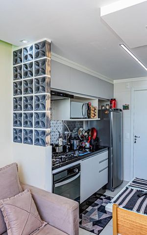 Apartamento para alugar com 33m², 2 quartos e sem vaga Apartamento para alugar com 33m², 2 quartos e sem vagaSala, cozinha e área de serviço