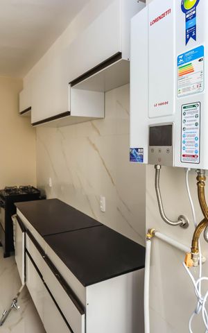 Apartamento à venda com 55m², 2 quartos e 1 vagaCozinha e Área de Serviço