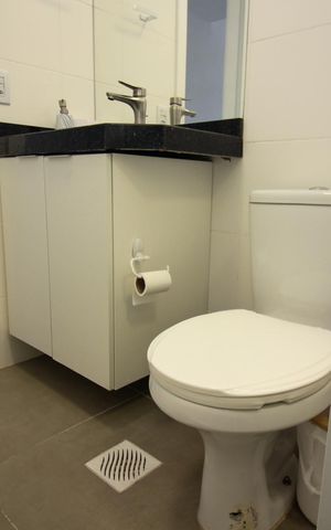 Apartamento à venda com 60m², 1 quarto e 1 vaga Apartamento à venda com 60m², 1 quarto e 1 vagaBanheiro