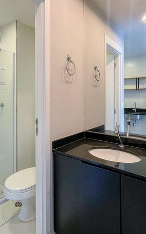 Studio para alugar com 25m², 1 quarto e sem vagaBanheiro