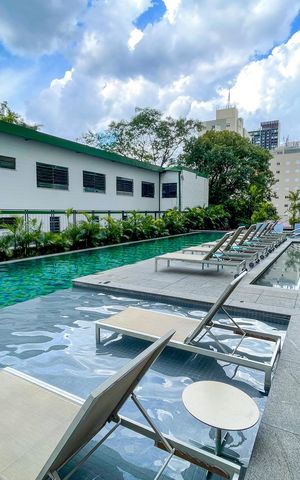 Studio para alugar com 25m², 1 quarto e sem vagaÁrea comum - Piscina
