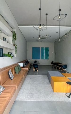 Studio para alugar com 25m², 1 quarto e sem vaga Studio para alugar com 25m², 1 quarto e sem vagaÁrea comum - Salão de festas