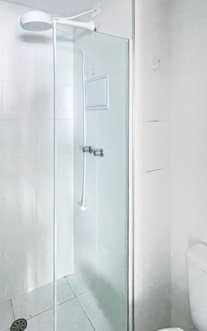 Studio para alugar com 25m², 1 quarto e sem vaga Studio para alugar com 25m², 1 quarto e sem vagaBanheiro