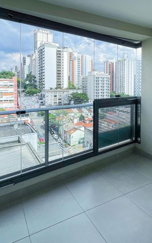 Studio para alugar com 25m², 1 quarto e sem vaga Studio para alugar com 25m², 1 quarto e sem vagaVaranda