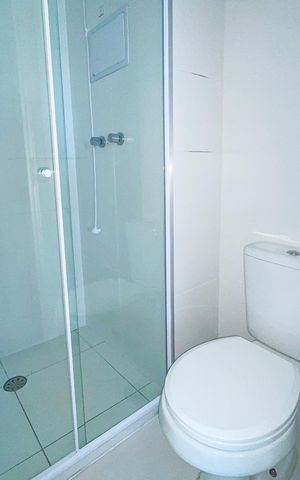 Studio para alugar com 25m², 1 quarto e sem vaga Studio para alugar com 25m², 1 quarto e sem vagaBanheiro