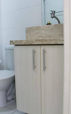 Apartamento para alugar com 64m², 3 quartos e 1 vagaBanheiro Social
