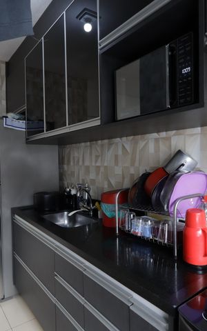 Apartamento à venda com 44m², 2 quartos e sem vagaCozinha