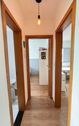 Apartamento para alugar com 51m², 2 quartos e 1 vaga Apartamento para alugar com 51m², 2 quartos e 1 vagaCorredor para os Quartos
