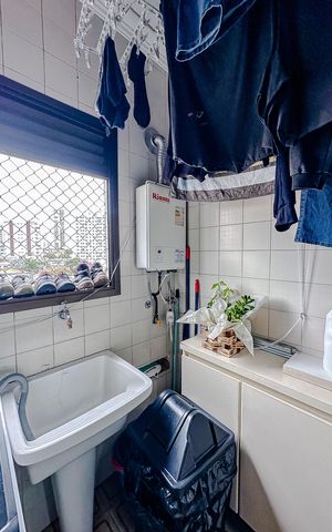 Apartamento à venda com 78m², 3 quartos e 2 vagasÁrea de Serviço