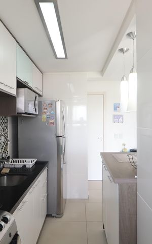 Apartamento para alugar com 52m², 2 quartos e 2 vagasCozinha e Área de Serviço