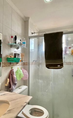 Apartamento à venda com 95m², 3 quartos e 2 vagas Apartamento à venda com 95m², 3 quartos e 2 vagasBanheiro da Suíte