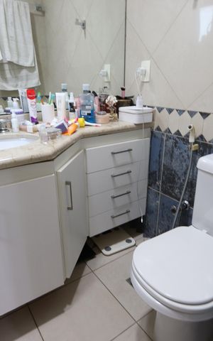 Apartamento à venda com 107m², 3 quartos e 2 vagasBanheiro Social