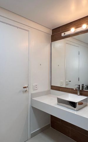 Apartamento para alugar com 58m², 1 quarto e 1 vaga Apartamento para alugar com 58m², 1 quarto e 1 vagaBanheiro da Suíte