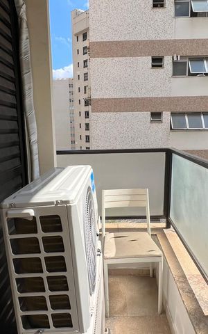 Apartamento para alugar com 58m², 1 quarto e 1 vaga Apartamento para alugar com 58m², 1 quarto e 1 vagaSacada da suite