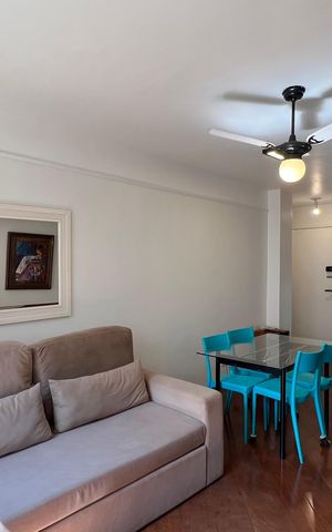 Apartamento para alugar com 58m², 1 quarto e 1 vaga Apartamento para alugar com 58m², 1 quarto e 1 vagaSala