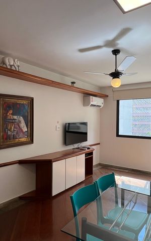 Apartamento para alugar com 58m², 1 quarto e 1 vaga Apartamento para alugar com 58m², 1 quarto e 1 vagaSala