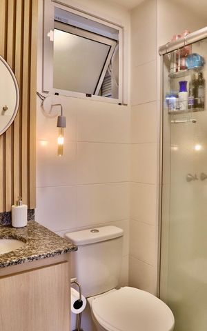 Apartamento à venda com 65m², 3 quartos e 1 vaga Apartamento à venda com 65m², 3 quartos e 1 vagaBanheiro