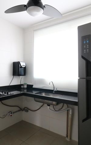 Apartamento para alugar com 35m², 2 quartos e 1 vagaÁrea Comum - Salão de Festa