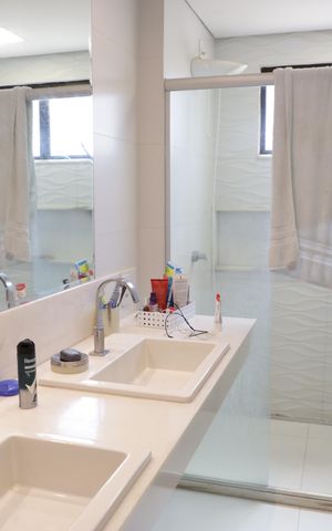 Apartamento à venda com 200m², 3 quartos e 2 vagasBanheiro