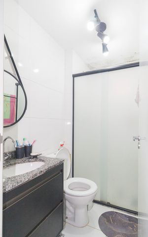 Apartamento à venda com 70m², 3 quartos e 1 vagaBanheiro - Suíte