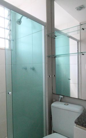 Apartamento à venda com 65m², 2 quartos e 1 vagaBanheiro da suíte