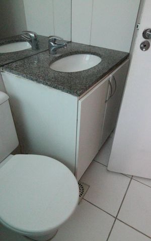 Apartamento à venda com 65m², 2 quartos e 1 vagaBanheiro da suíte