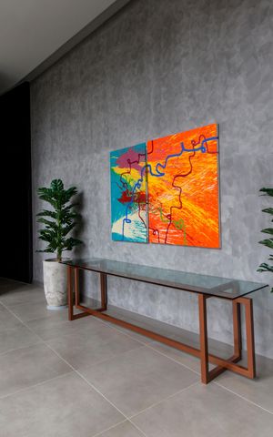 Apartamento à venda com 344m², 3 quartos e 4 vagasHall social