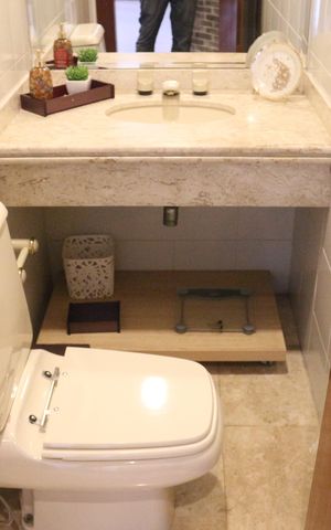 Apartamento à venda com 317m², 4 quartos e 3 vagasLavabo da sala