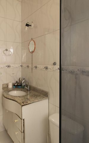 Casa para alugar com 147m², 3 quartos e 4 vagas Casa para alugar com 147m², 3 quartos e 4 vagasBanheiro da Suite 3