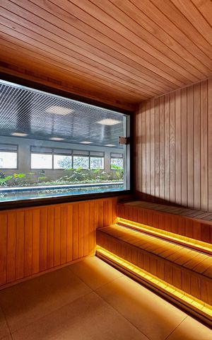 Studio para alugar com 26m², 0 quarto e sem vaga Studio para alugar com 26m², 0 quarto e sem vagaÁrea comum - Sauna