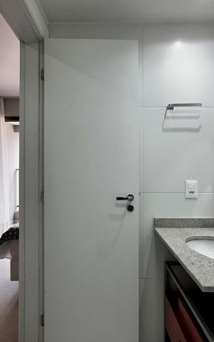 Studio para alugar com 26m², 0 quarto e sem vaga Studio para alugar com 26m², 0 quarto e sem vagaBanheiro