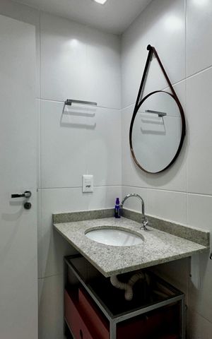Studio para alugar com 26m², 0 quarto e sem vaga Studio para alugar com 26m², 0 quarto e sem vagaBanheiro