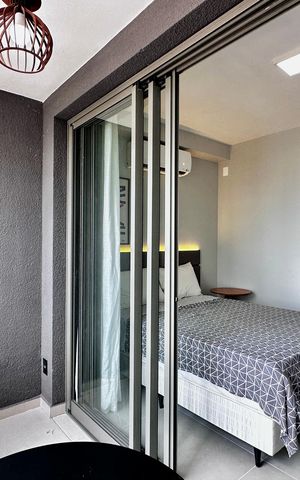 Studio para alugar com 26m², 0 quarto e sem vaga Studio para alugar com 26m², 0 quarto e sem vagaSacada
