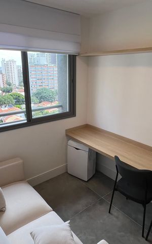 Studio à venda com 24m², 1 quarto e sem vaga Studio à venda com 24m², 1 quarto e sem vagaSala