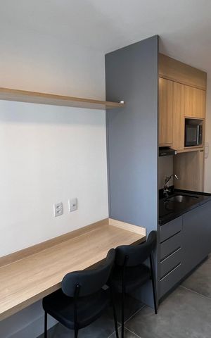 Studio à venda com 24m², 1 quarto e sem vaga Studio à venda com 24m², 1 quarto e sem vagaSala
