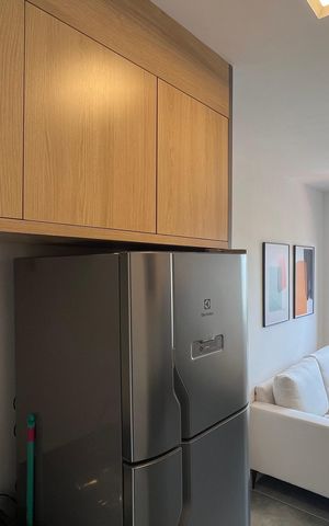 Studio à venda com 24m², 1 quarto e sem vaga Studio à venda com 24m², 1 quarto e sem vagaCozinha