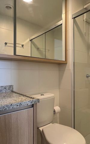 Studio à venda com 24m², 1 quarto e sem vaga Studio à venda com 24m², 1 quarto e sem vagaBanheiro da Suíte