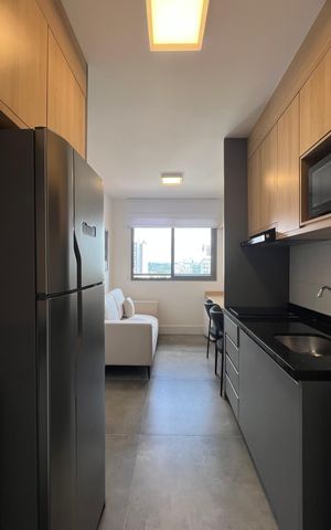 Studio à venda com 24m², 1 quarto e sem vaga Studio à venda com 24m², 1 quarto e sem vagaCozinha