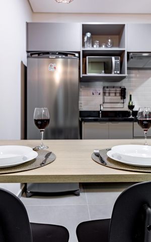 Apartamento para alugar com 28m², 1 quarto e sem vaga