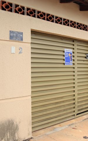 Casa para alugar com 75m², 2 quartos e 1 vagaFachada e placa