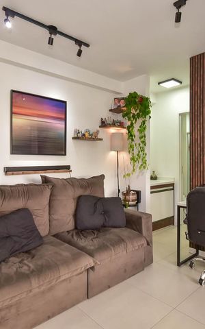 Apartamento à venda com 38m², 1 quarto e 1 vaga Apartamento à venda com 38m², 1 quarto e 1 vagaSala