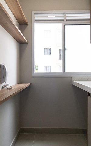 Apartamento para alugar com 37m², 2 quartos e sem vaga Apartamento para alugar com 37m², 2 quartos e sem vagaLavanderia