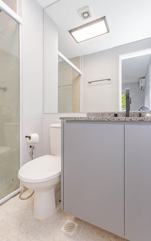 Apartamento para alugar com 44m², 1 quarto e 1 vagaBanheiro Suite