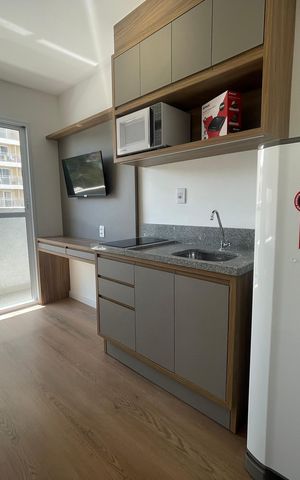 Apartamento para alugar com 24m², 1 quarto e sem vagaStudio
