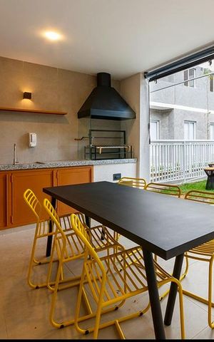 Apartamento para alugar com 24m², 1 quarto e sem vagaÁrea comum - Churrasqueira